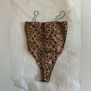 Oseree Gold Python Maillot